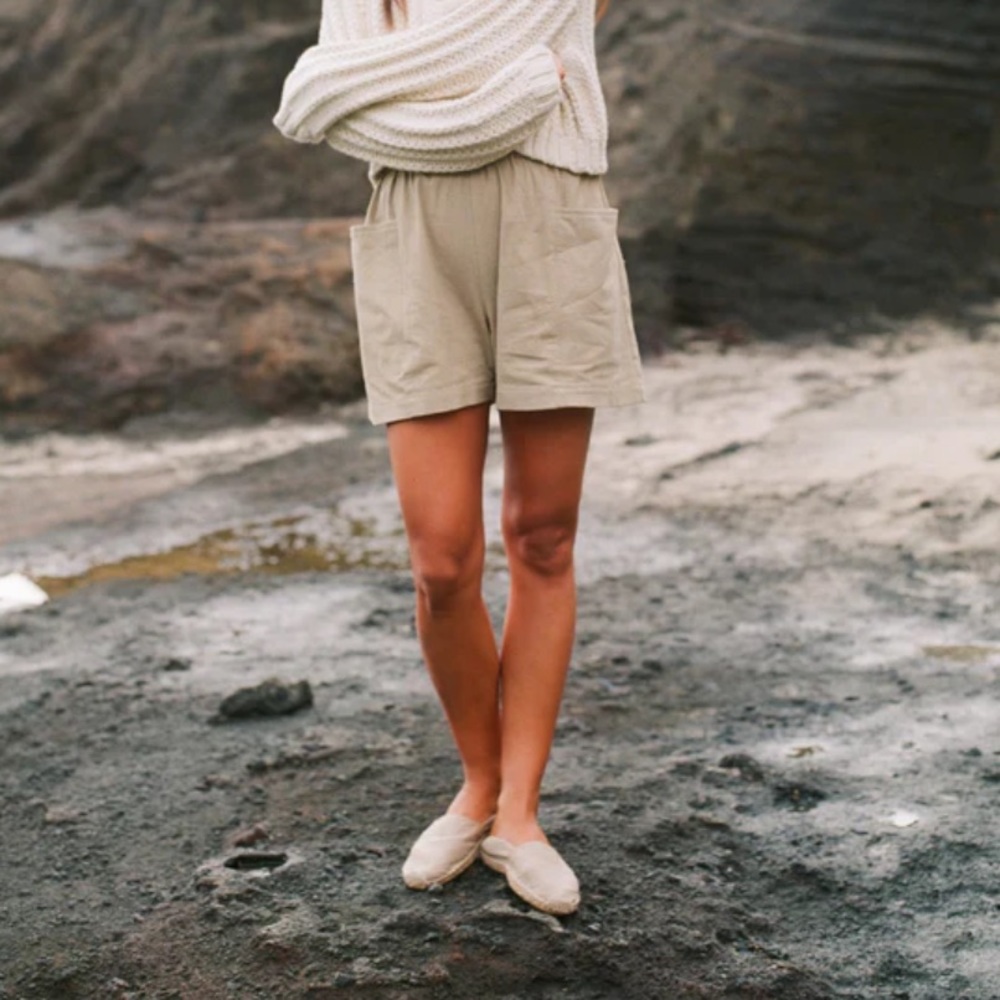 Ozma of California Utility Short in Nettle, Sz M